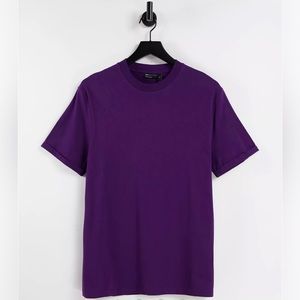 ASOS Design Cuffed Sleeve T-Shirt